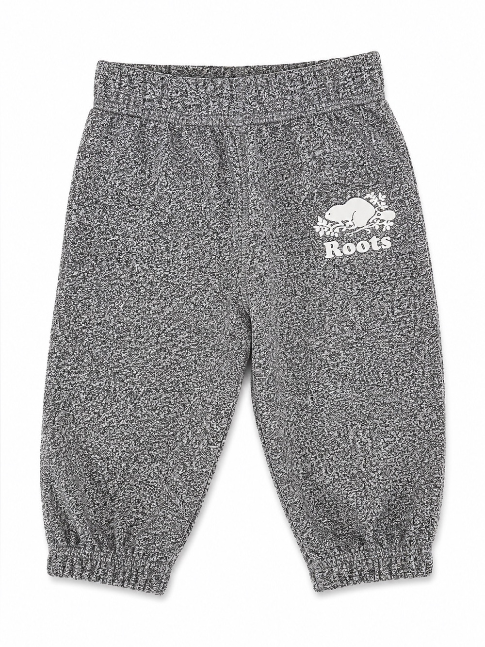 Roots Kids Charcoal Grey Fleece Joggers